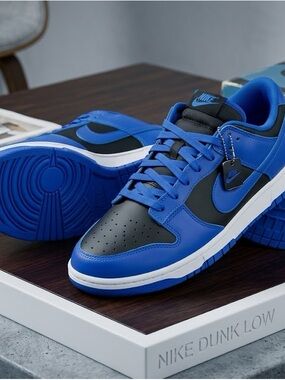 Low Sneakers in Blue and Black
